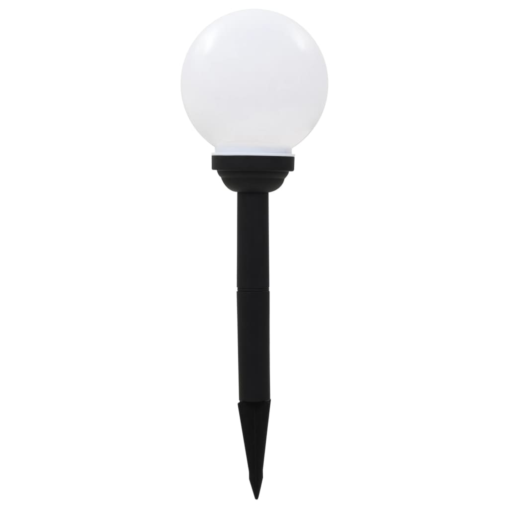 vidaXL Solarlampen 8 st LED rond 15 cm RGB