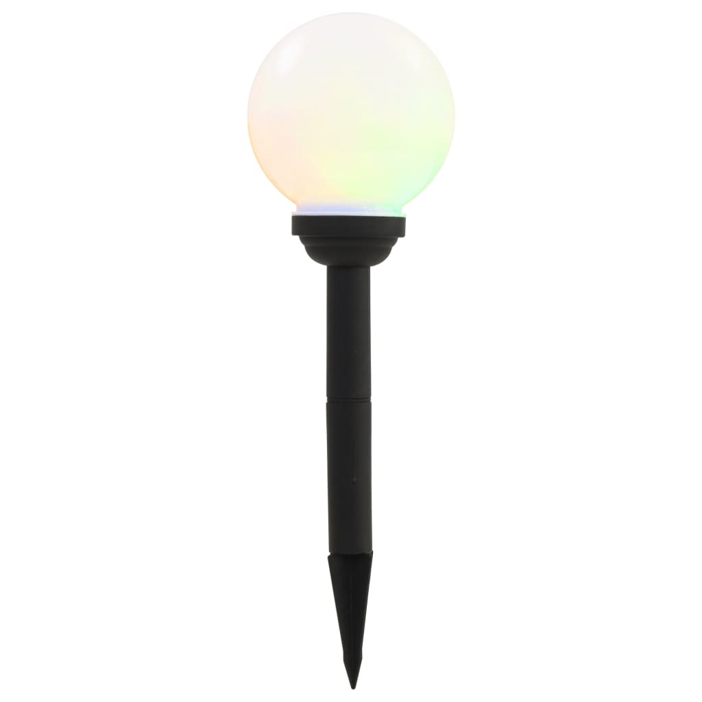 vidaXL Solarlampen 8 st LED rond 15 cm RGB