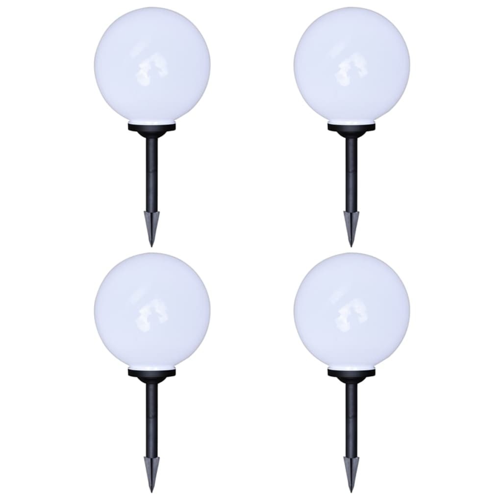VidaXL Tuinpadlampen 4 st met grondpin LED 30 cm