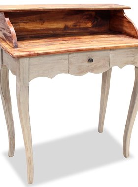 VidaXL Schrijftafel 80x40x92 cm massief gerecycled hout