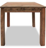 VidaXL Eettafel 82x80x76 cm massief gerecycled hout