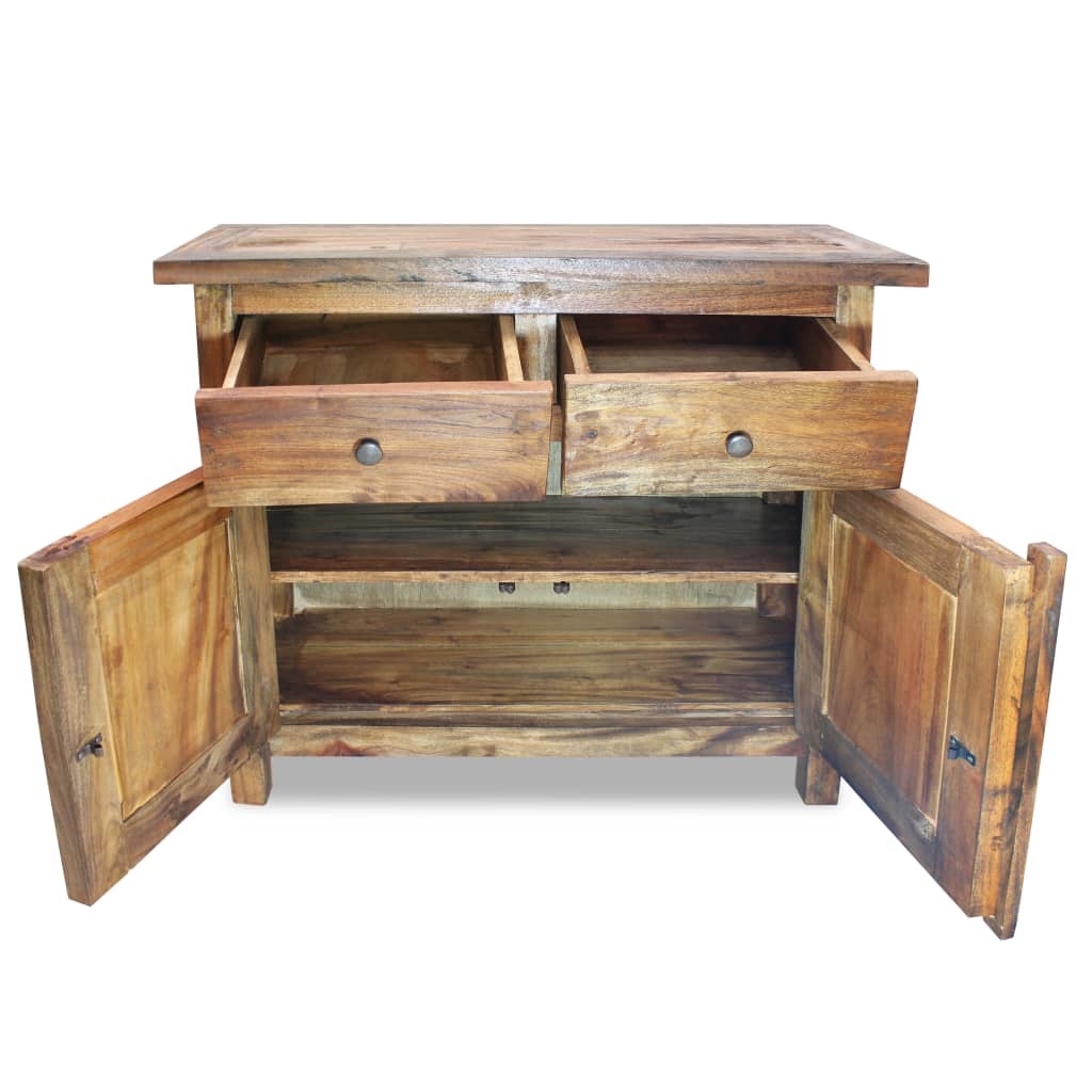 VidaXL Dressoir 75x30x65 cm massief gerecycled hout