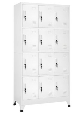 VidaXL Lockerkast met 12 compartimenten 90x45x180 cm