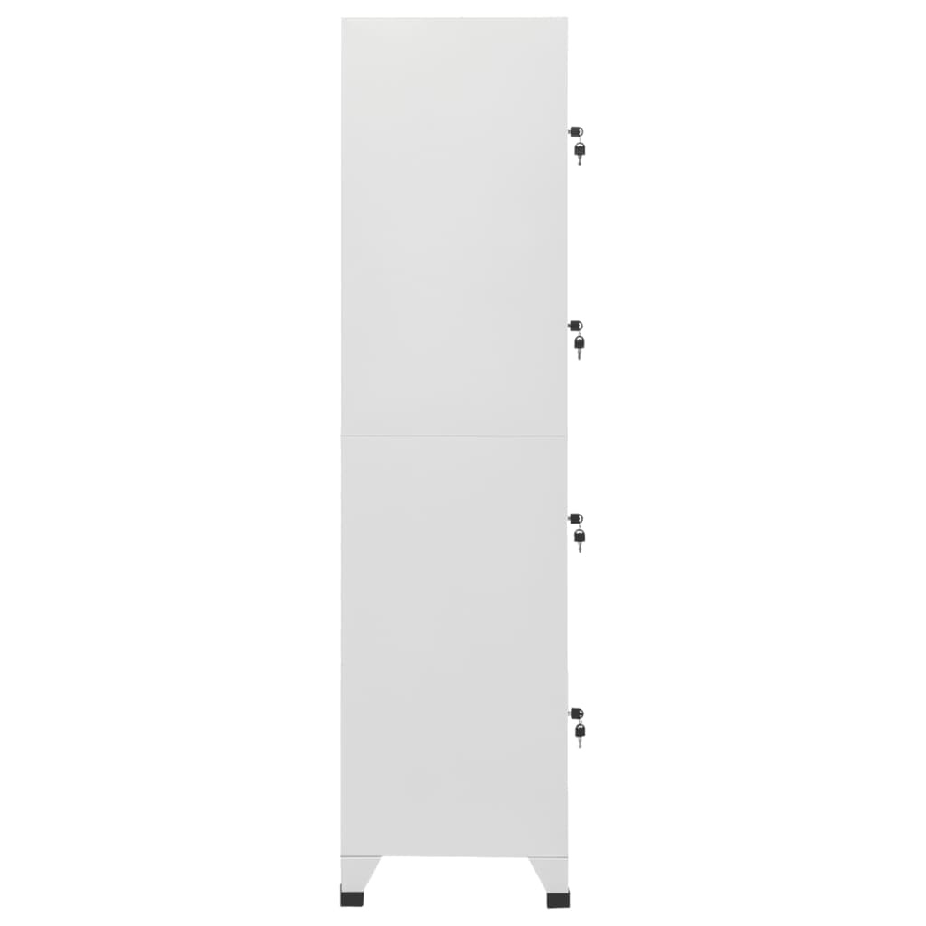VidaXL Lockerkast met 4 vakken 38x45x180 cm