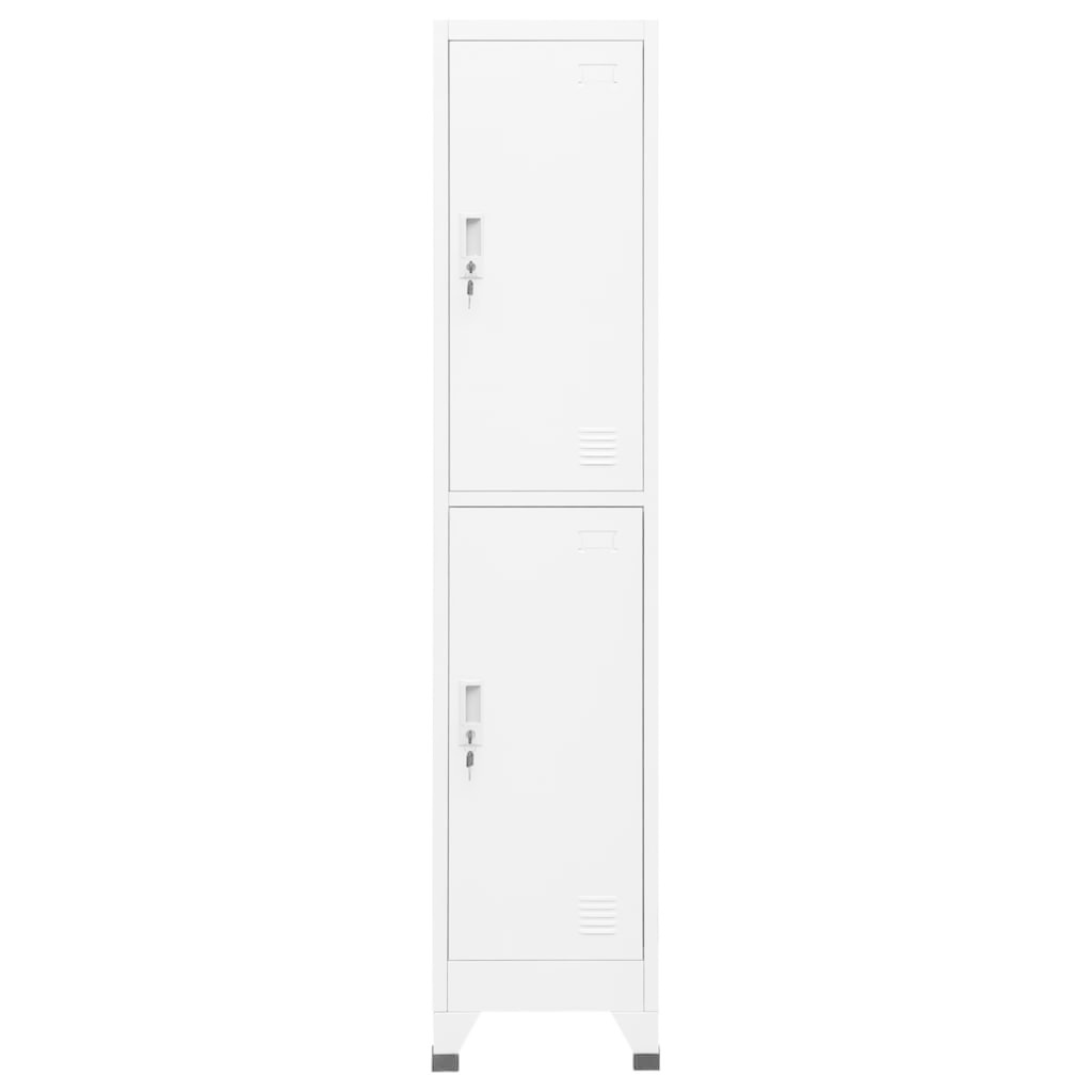 VidaXL Lockerkast met 2 vakken 38x45x180 cm