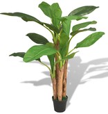 vidaXL Kunst bananenboom plant met pot 175 cm groen