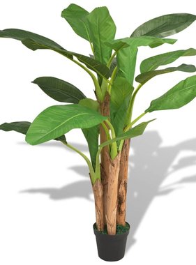 vidaXL Kunst bananenboom plant met pot 175 cm groen