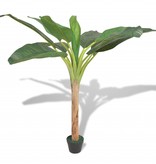 vidaXL Kunst bananenboom plant met pot 150 cm groen