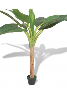 vidaXL Kunst bananenboom plant met pot 150 cm groen