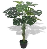 vidaXL Kunst monstera plant met pot 70 cm groen