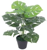 vidaXL Kunst monstera plant met pot 45 cm groen