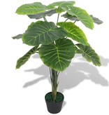 vidaXL Kunst taro plant met pot 70 cm groen