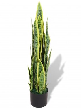 vidaXL Kunst sanseveria plant met pot 90 cm groen