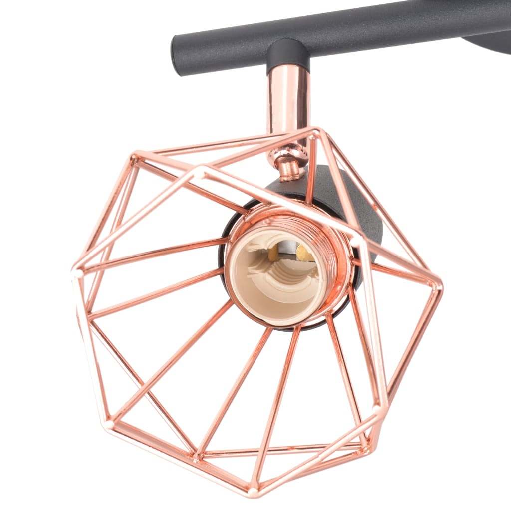 VidaXL Plafondlamp met 2 filament LED-lampen 8 W