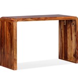 VidaXL Dressoir/bureau massief sheeshamhout bruin