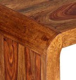 VidaXL Dressoir/bureau massief sheeshamhout bruin