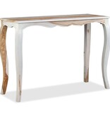 VidaXL Wandtafel 110x40x76 cm massief sheeshamhout