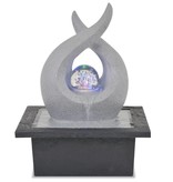 VidaXL Binnenfontein met LED-verlichting polyresin