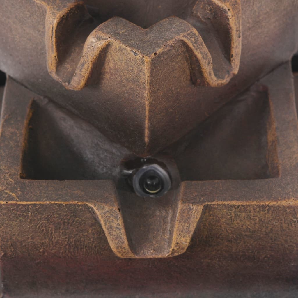 VidaXL Binnenfontein met LED-verlichting polyresin