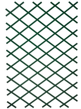 VidaXL 2 st Tuinlatwerken 100x200 cm PVC groen