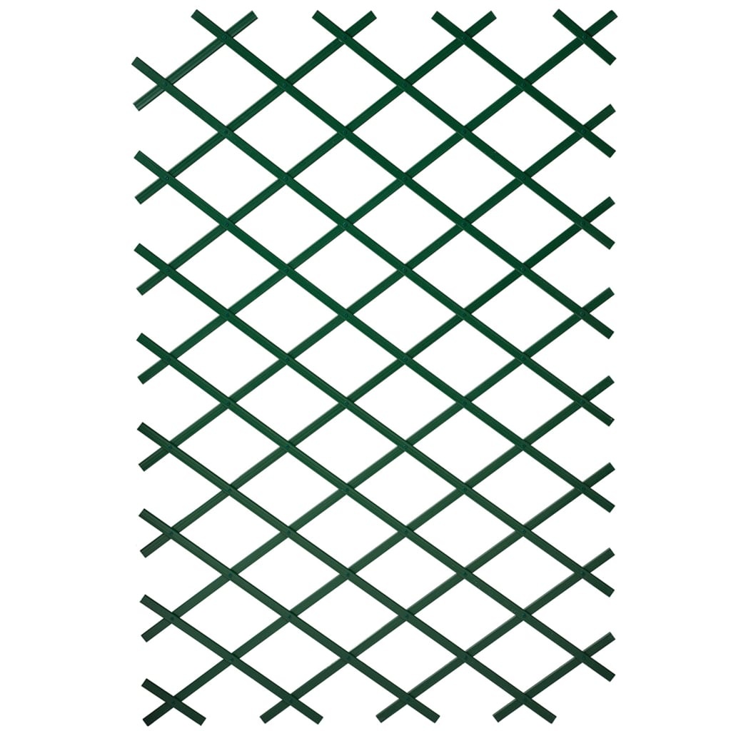 vidaXL 2 st Tuinlatwerken 100x200 cm PVC groen