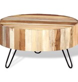 VidaXL Salontafel massief gerecycled hout