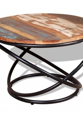 VidaXL Salontafel 60x60x40 cm massief gerecycled hout