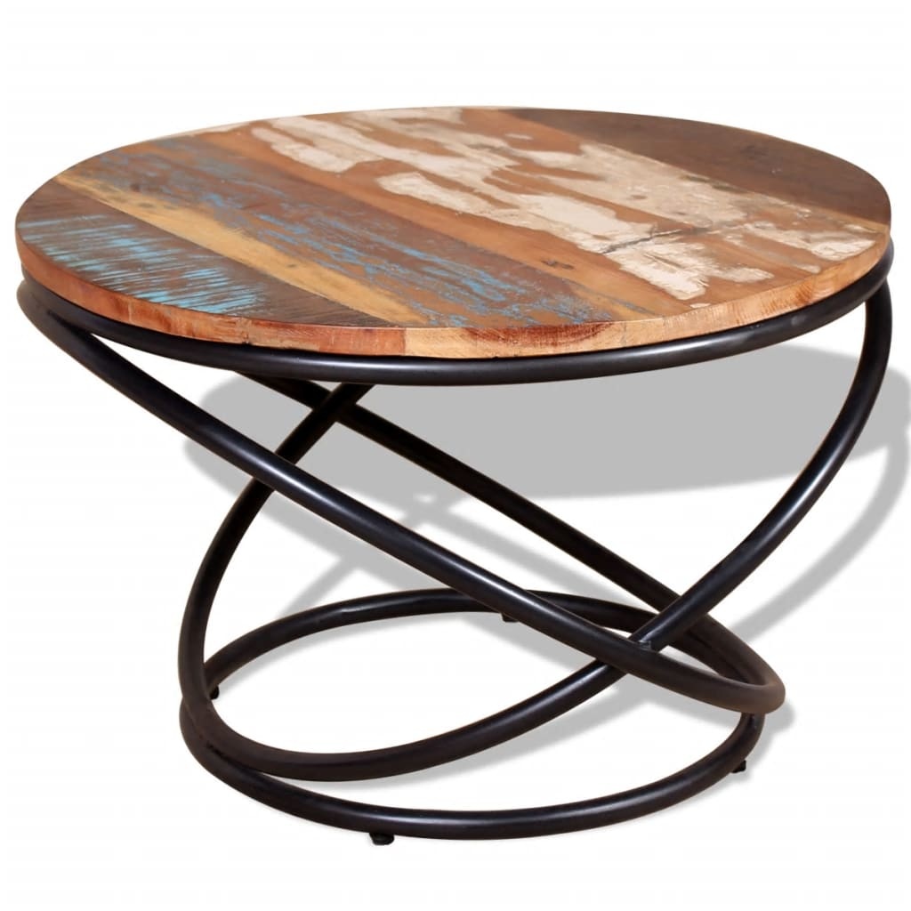 VidaXL Salontafel 60x60x40 cm massief gerecycled hout