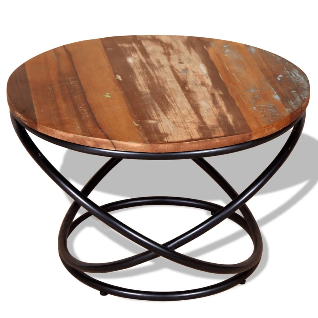 VidaXL Salontafel 60x60x40 cm massief gerecycled hout