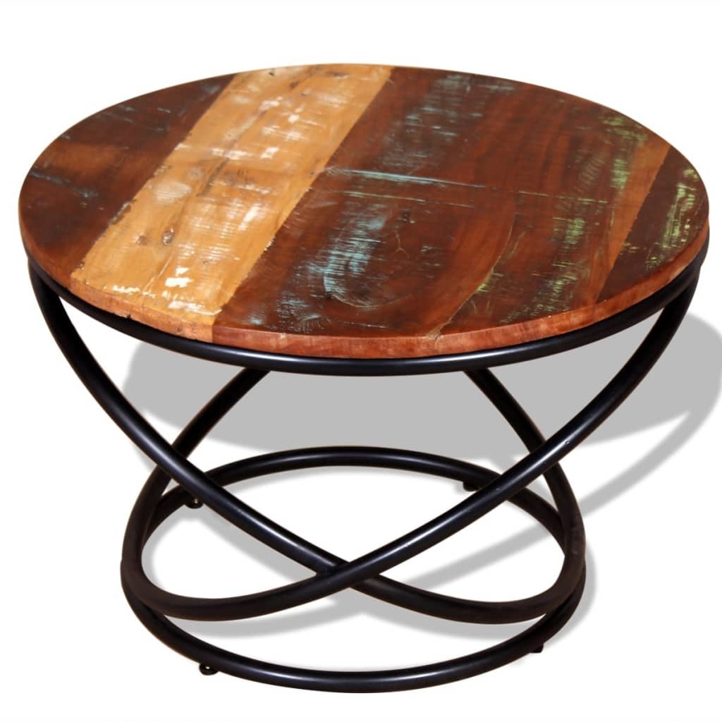 VidaXL Salontafel 60x60x40 cm massief gerecycled hout