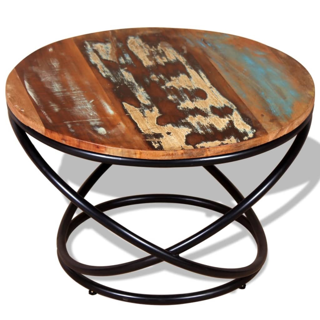 VidaXL Salontafel 60x60x40 cm massief gerecycled hout