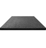 vidaXL Valtegels 24 st 50x50x3 cm rubber zwart