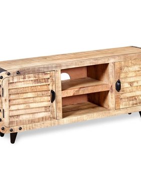 vidaXL Tv-meubel 120x30x50 cm massief mangohout