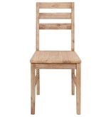 VidaXL Eetkamerstoelen 6 st massief acaciahout