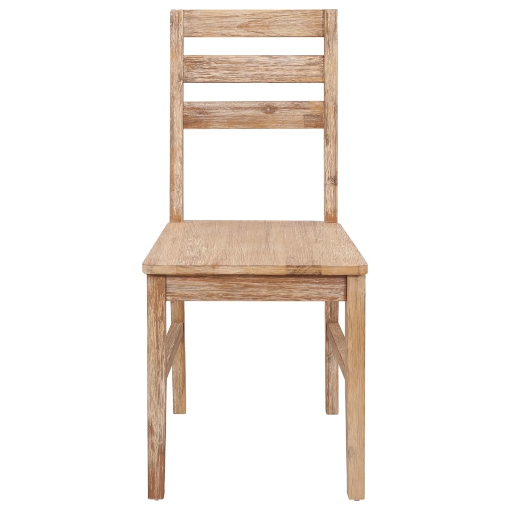 VidaXL Eetkamerstoelen 6 st massief acaciahout