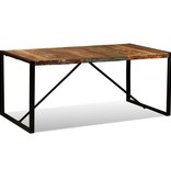 vidaXL Eettafel 180 cm massief gerecycled hout