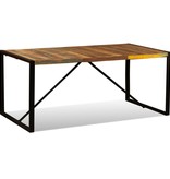 vidaXL Eettafel 180 cm massief gerecycled hout