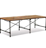 vidaXL Eettafel 240 cm massief gerecycled hout