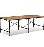 vidaXL Eettafel 240 cm massief gerecycled hout