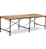 VidaXL Eettafel 240 cm massief mangohout
