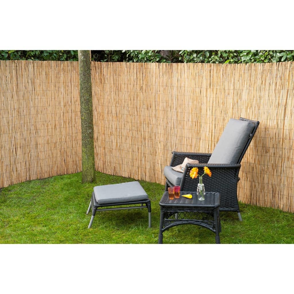 vidaXL Tuinschermen 2 st 500x150 bamboo riet