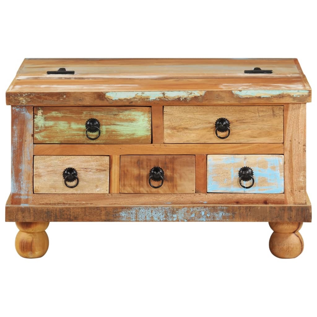 VidaXL Salontafel 70x70x38 cm gerecycled hout