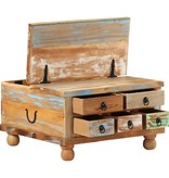 VidaXL Salontafel 70x70x38 cm gerecycled hout