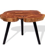 VidaXL Salontafel boomstam (55-60)x40 cm massief acaciahout