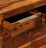 VidaXL Dressoir 160x35x75 cm massief sheeshamhout