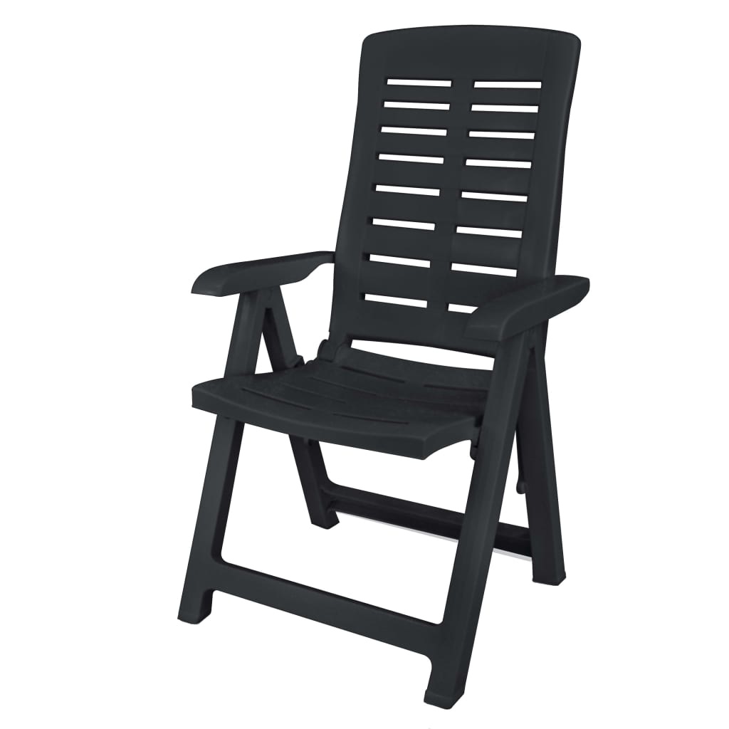 VidaXL 9-delige Tuinset kunststof antraciet