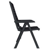 VidaXL 9-delige Tuinset kunststof antraciet