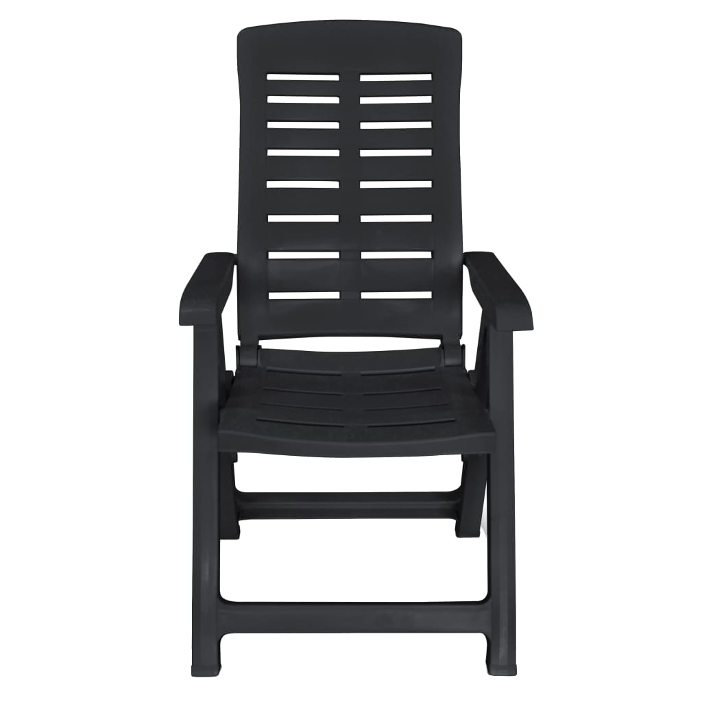 VidaXL 9-delige Tuinset kunststof antraciet