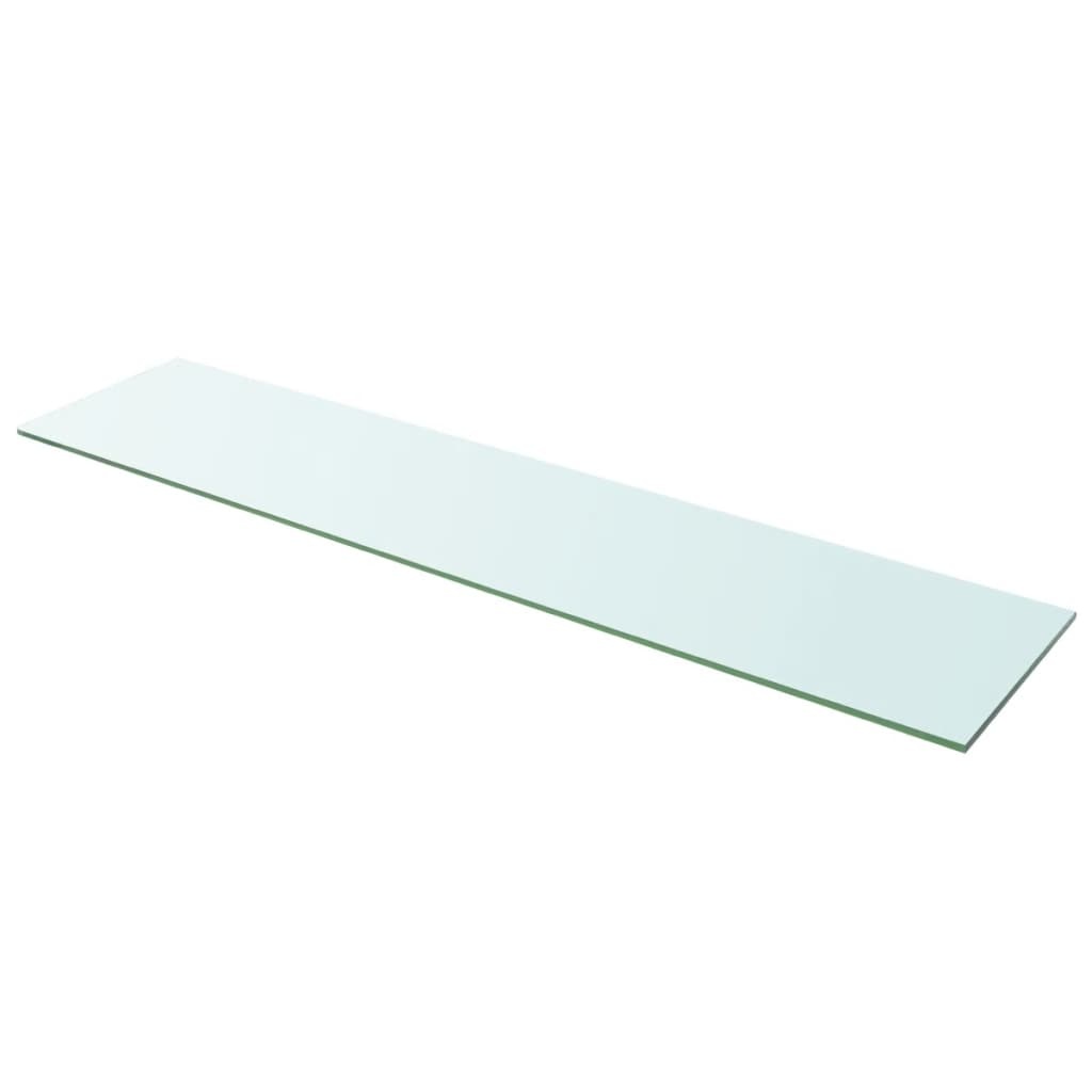 VidaXL Wandschap transparant 110x25 cm glas