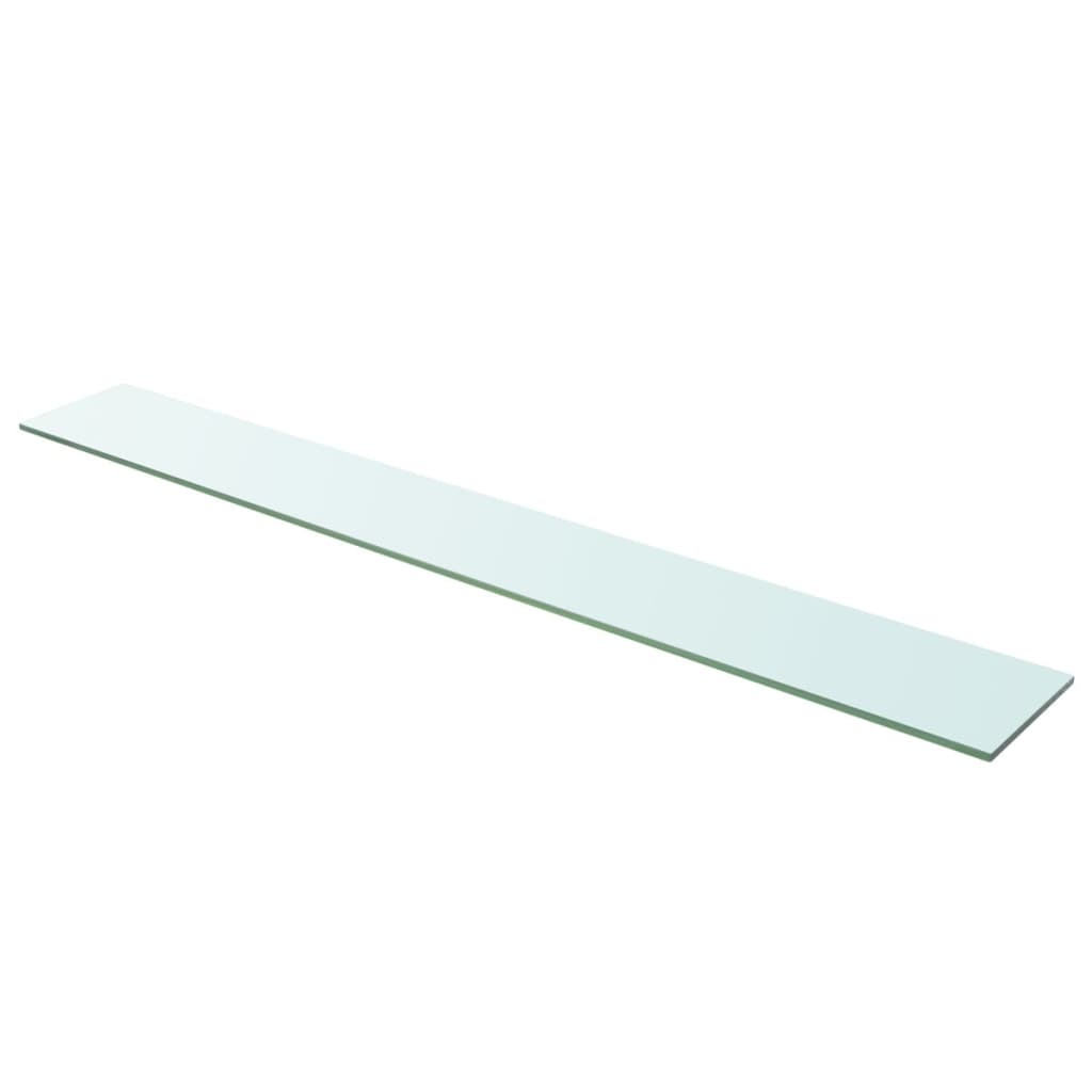 vidaXL Wandschap transparant 110x15 cm glas